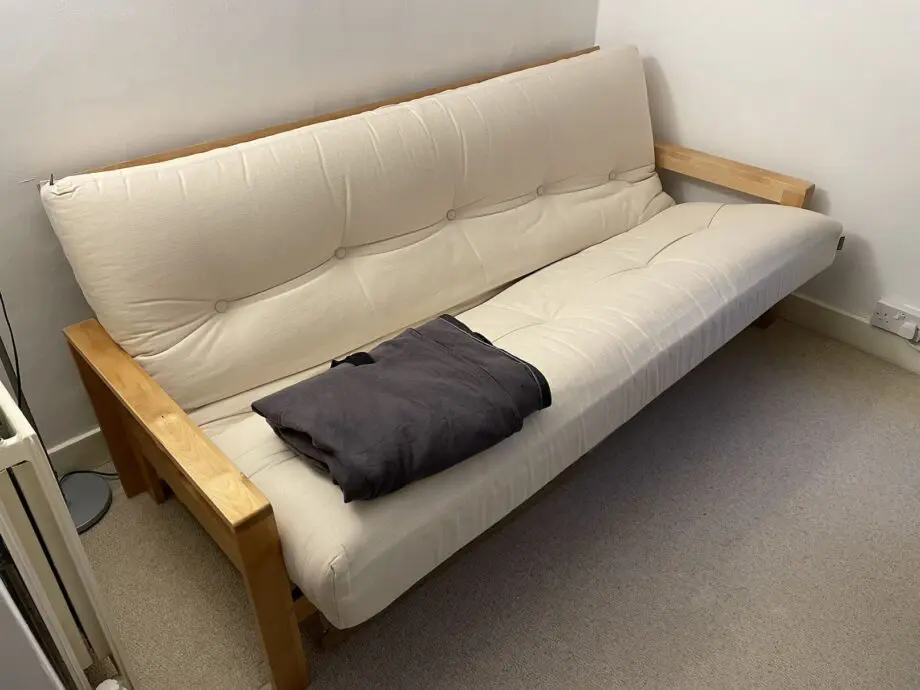 Futon Quad - 3 Seater Birch Sofa Bed