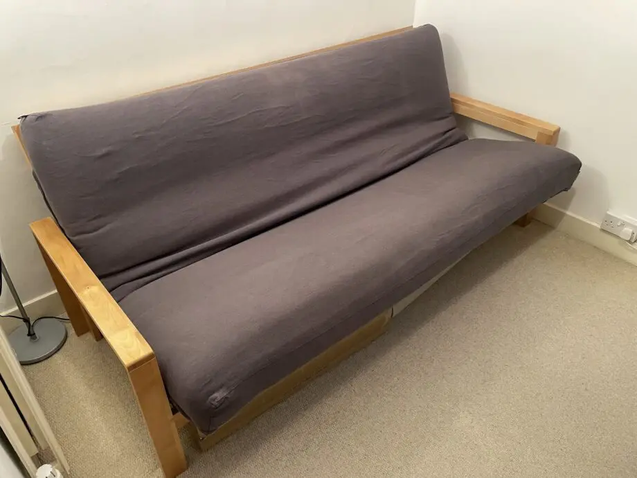 Futon Quad - 3 Seater Birch Sofa Bed