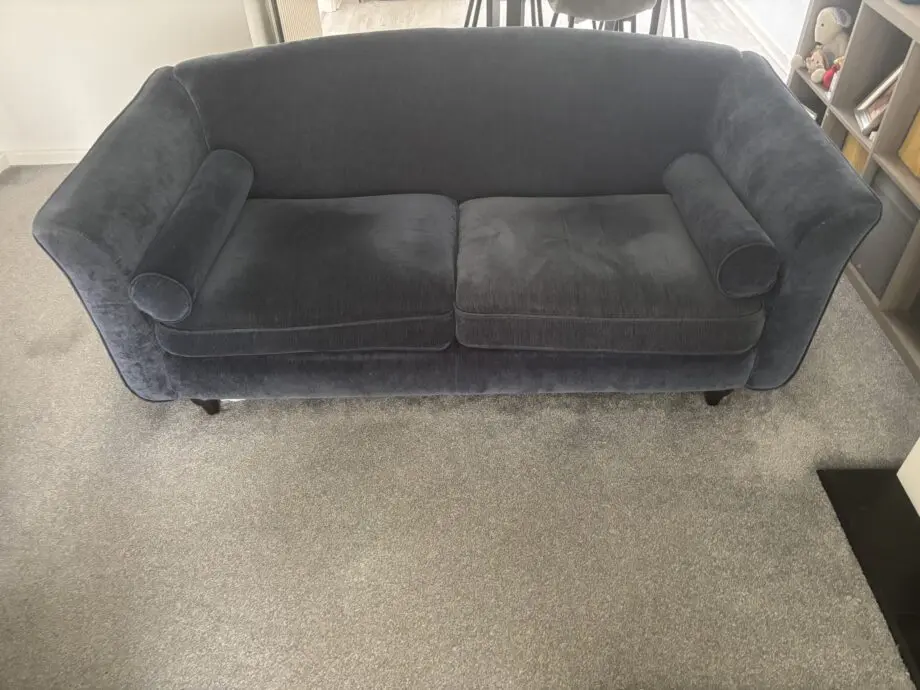 Dfs Navy blue sofa, dfs dame plain navy