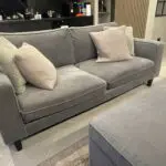 Grey Dusk sofa, loveseat and ottoman set