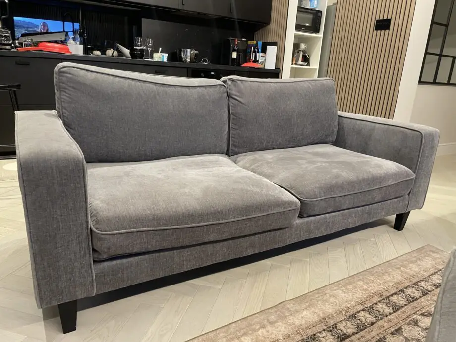 Grey Dusk sofa, loveseat and ottoman set