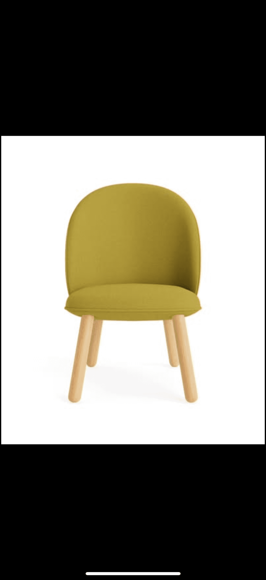 Normann Copenhagen Ace lounge chair full upholstery fabric with oak structure