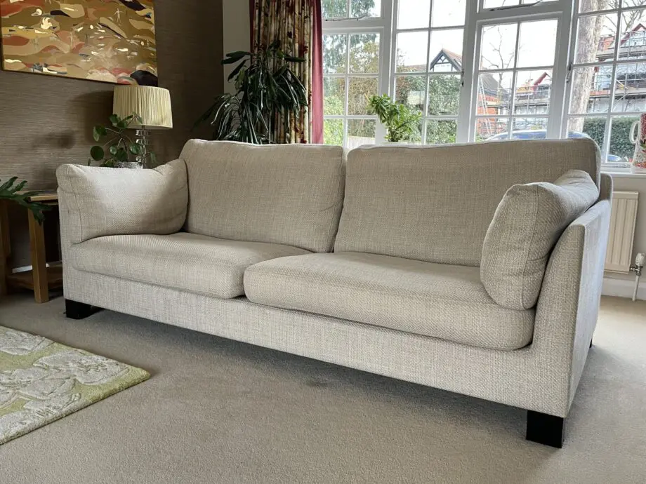 2 identical Beige / Oatmeal John Lewis 'Ikon Grand' sofas