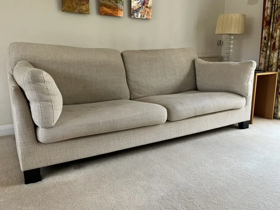 2 identical Beige / Oatmeal John Lewis 'Ikon Grand' sofas
