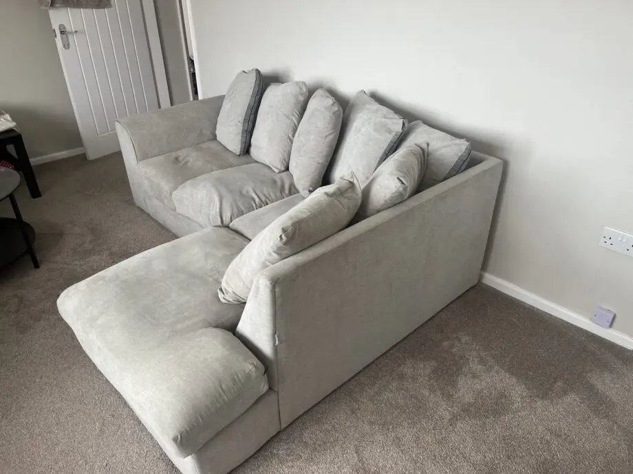 Wayfair grey corner sofa