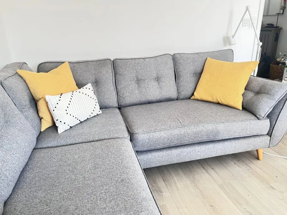 DSF Grey Zinc Corner Sofa