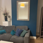 Grey corner sofa