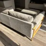DFS Hoxton 2 seater sofa, armchair and footstool in Mink