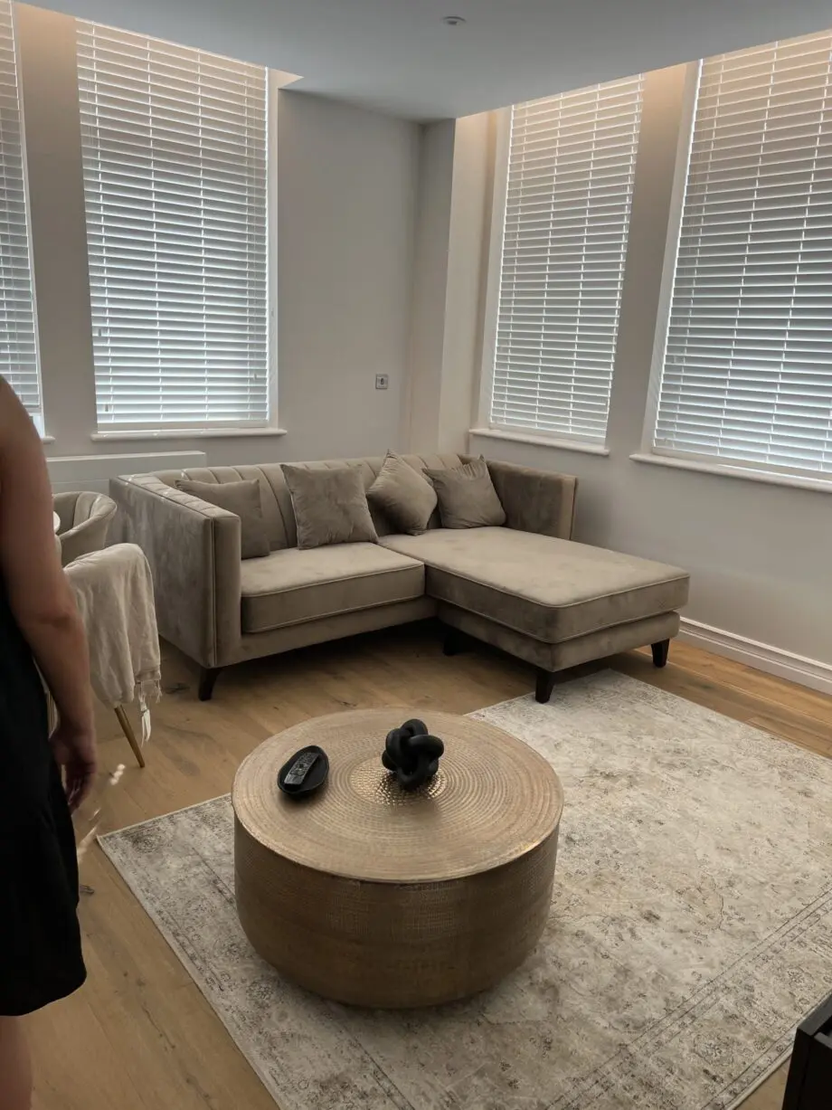 Sofa with chaise
