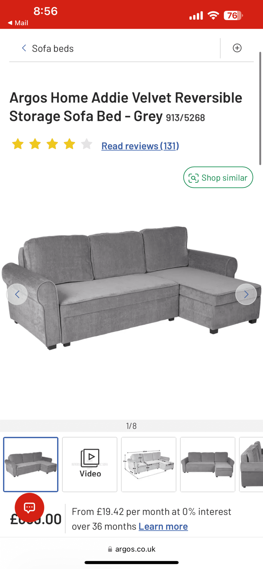Sofa bed