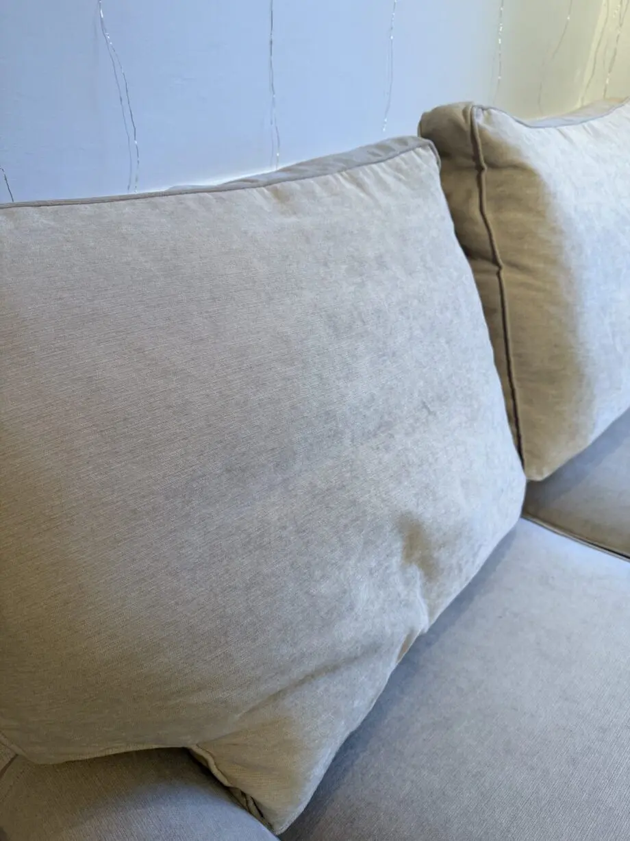 Beige 2-seater sofa