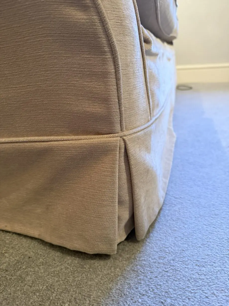 Beige 2-seater sofa