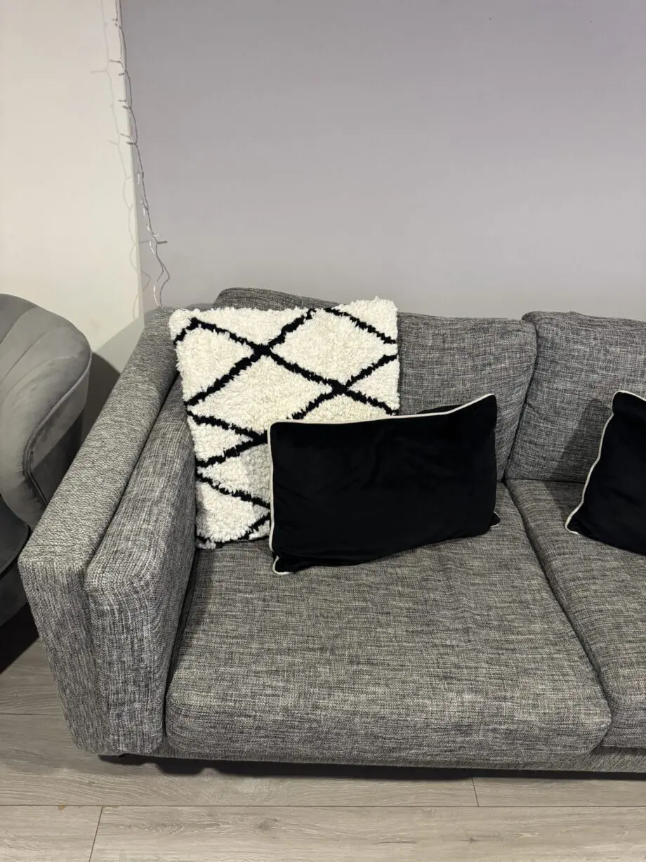 Grey 3 seater sofa