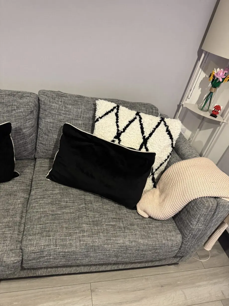 Grey 3 seater sofa