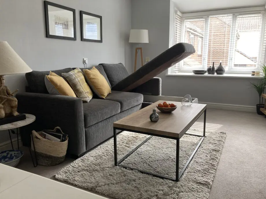 Sterling Furniture 3-Seater Corner Storage Sofa Bed