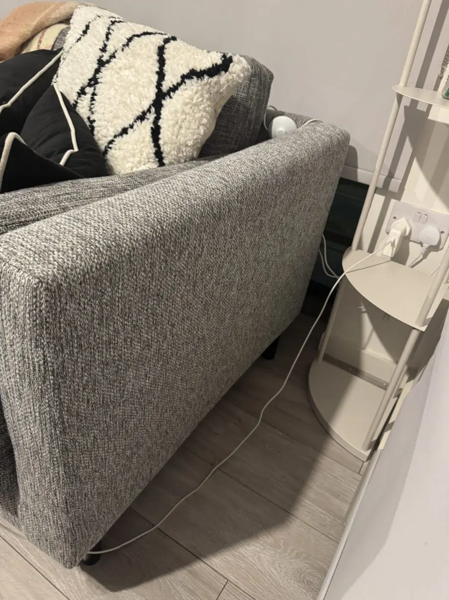 Grey 3 seater sofa