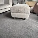 Crushed velvet corner sofa