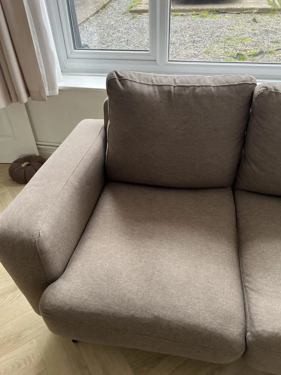 Dunelm Brown 3 Seater Sofa & 2 Seater Sofa