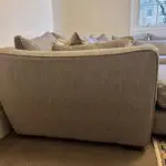 Sofology Fabric Grey Corner Sofa Bed