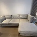 Grey Next Chaise Sofa