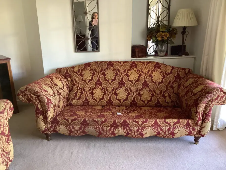 Two sofas one three seater and one two seater Parker knoll
