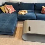 Love Your Home Blue Jasper Modern Sofa with Chaise
