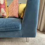 Love Your Home Blue Jasper Modern Sofa with Chaise