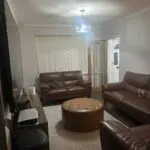 Dfs tan brown genuine leather sofa set