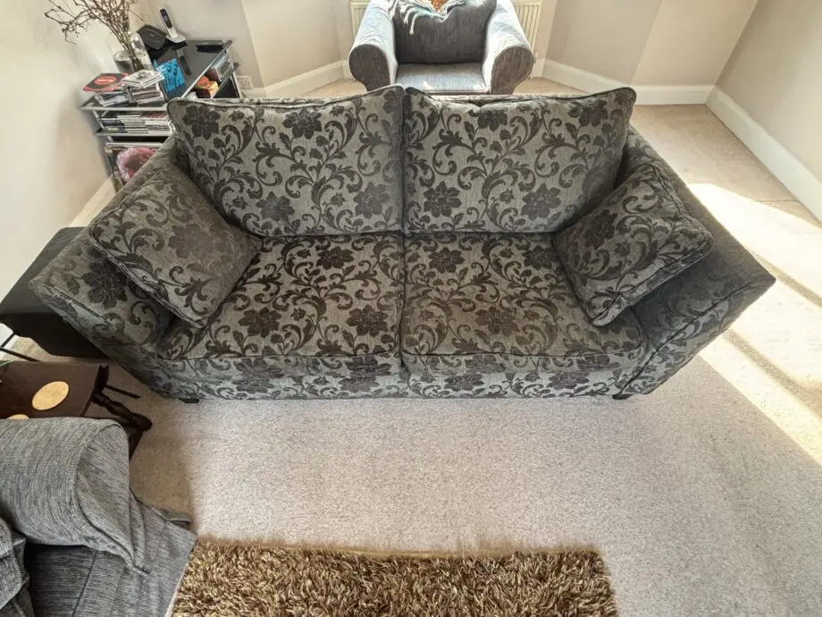 Pre-loved Heals/Habitat Torino 3-Seater Sofa, dark brown. Very good condition.