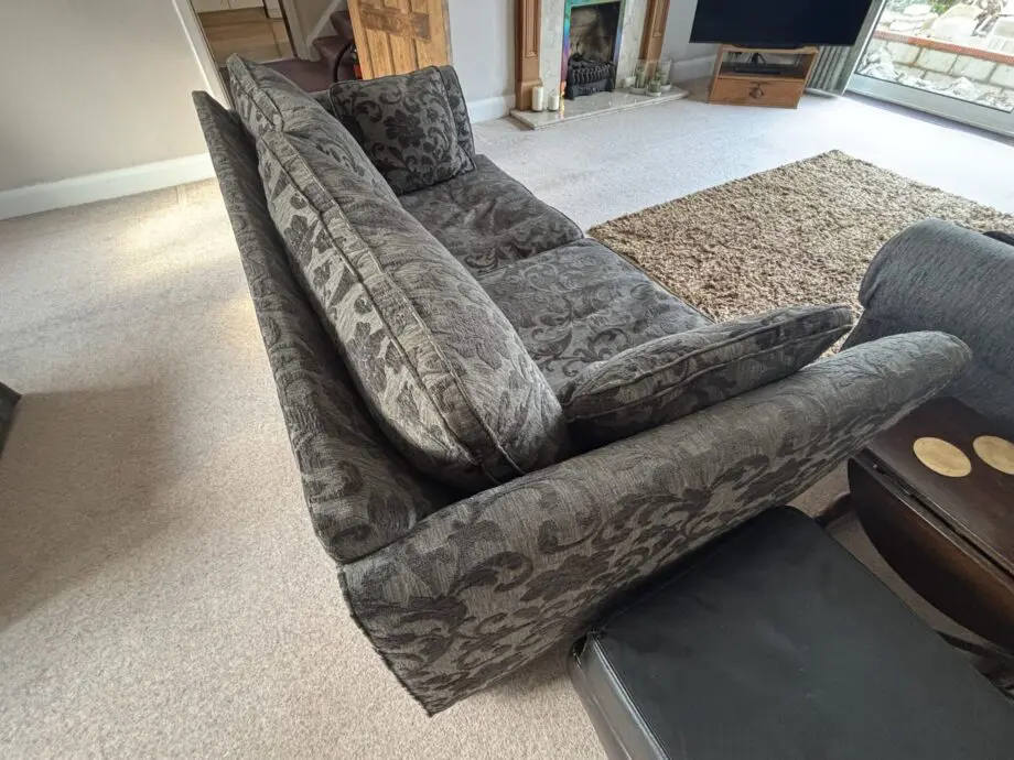 Pre-loved Heals/Habitat Torino 3-Seater Sofa, dark brown. Very good condition.