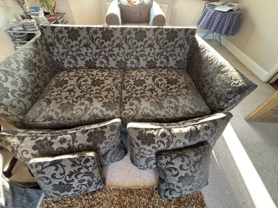 Pre-loved Heals/Habitat Torino 3-Seater Sofa, dark brown. Very good condition.