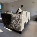 Pre-loved Heals/Habitat Torino 3-Seater Sofa, dark brown. Very good condition.