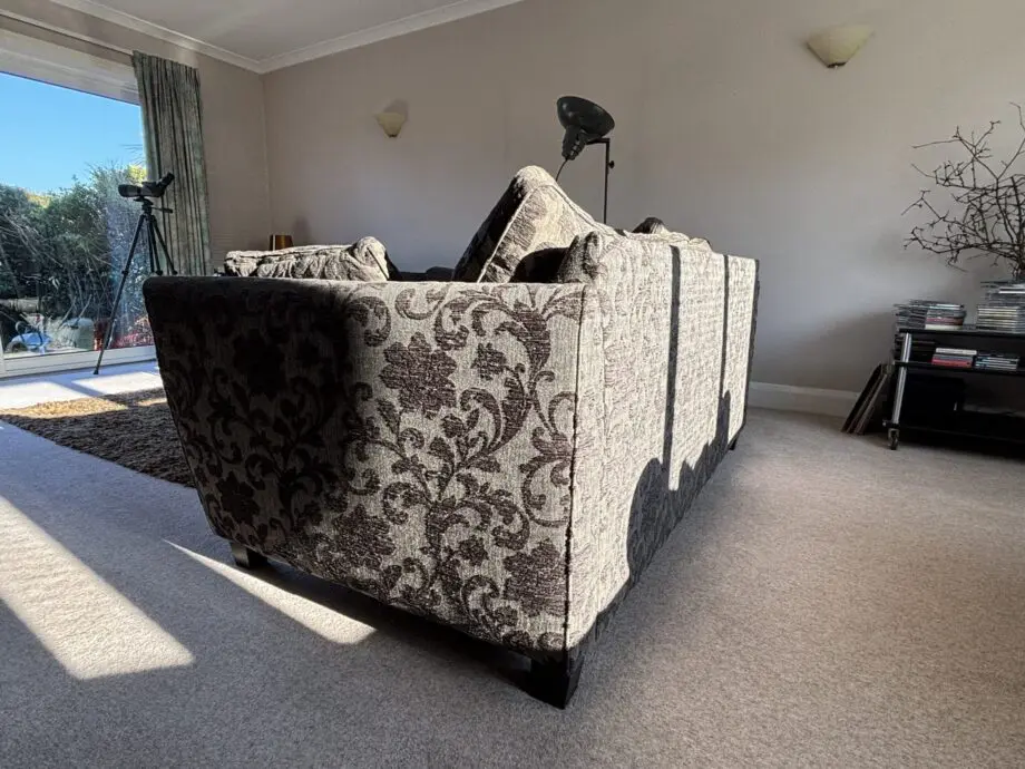 Pre-loved Heals/Habitat Torino 3-Seater Sofa, dark brown. Very good condition.