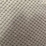 SCS SAMMY FABRIC 3 SEATER SOFA COVER COLOUR: AERO SILVER TRIM: MID OAK/FOAM