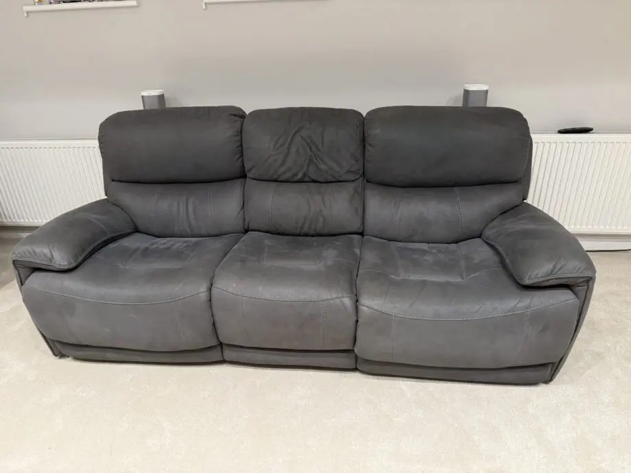 3 seater electric reclining sofa