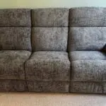 Sofology Grey 3 Seater Recliner Sofa