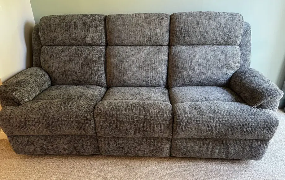Sofology Grey 3 Seater Recliner Sofa