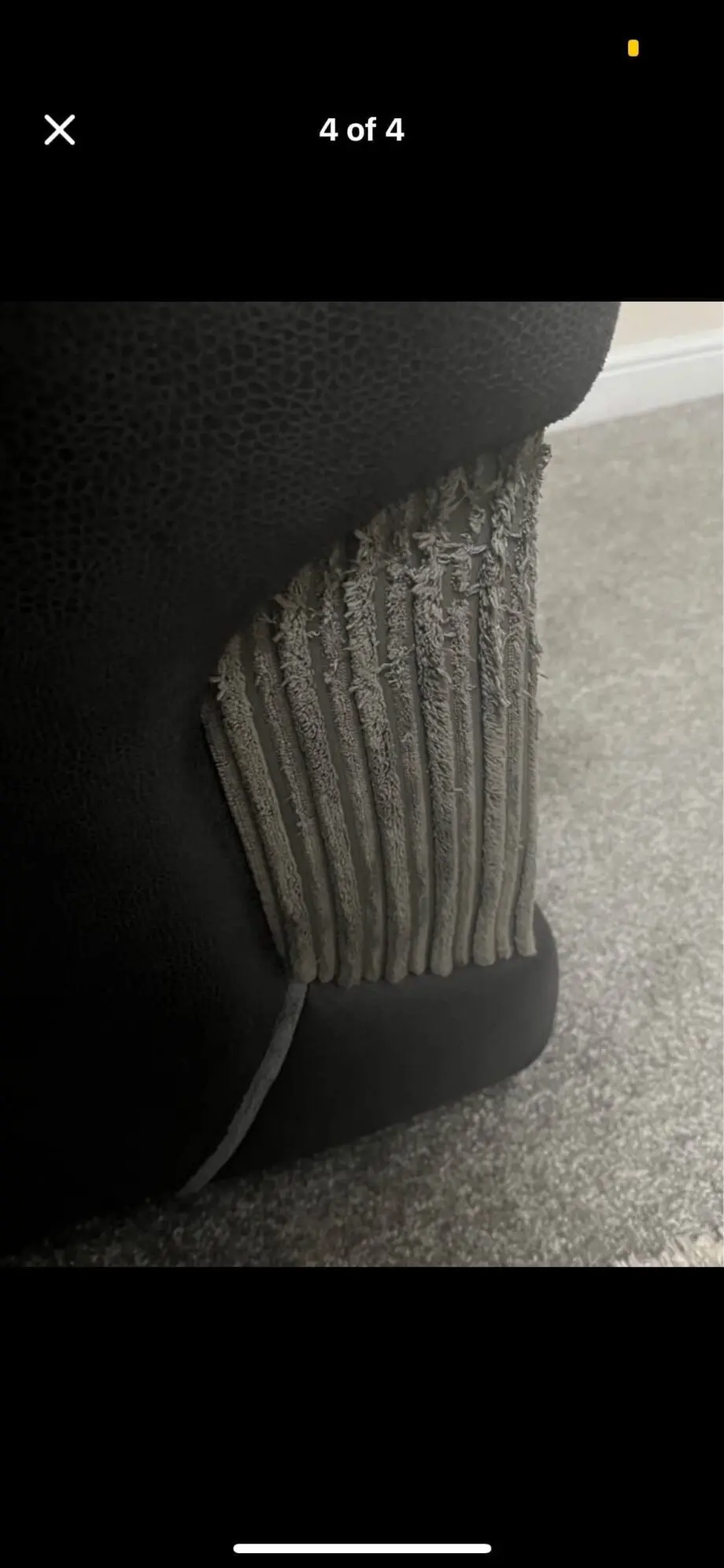 Charcoal two seater