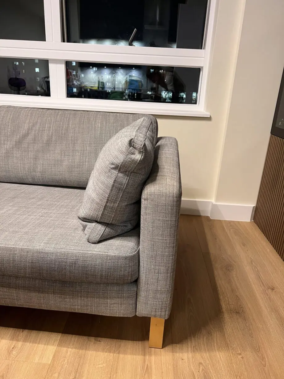 IKEA Karlstad L-Shaped (LH) Grey Corner Sofa