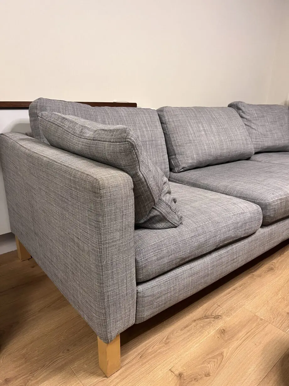 IKEA Karlstad L-Shaped (LH) Grey Corner Sofa