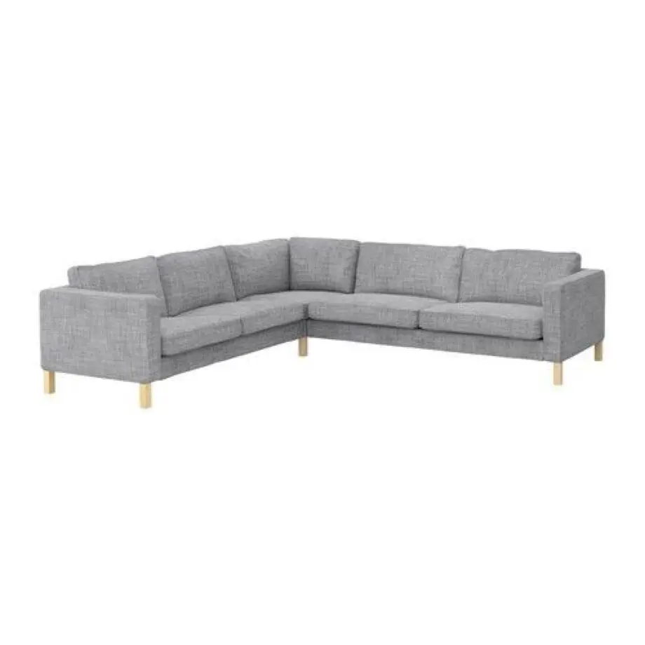IKEA Karlstad L-Shaped (LH) Grey Corner Sofa