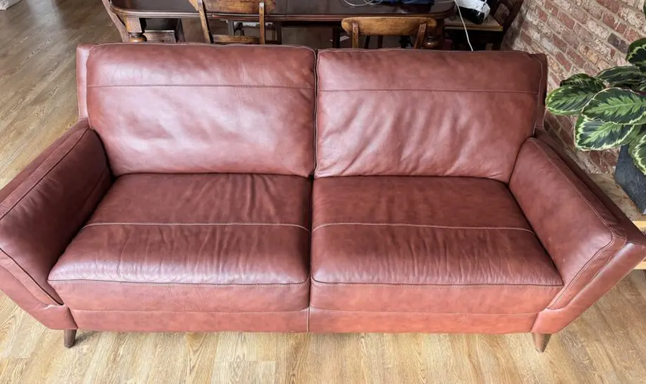 Sofology Fellini 3 Seater Chestnut Brown Sofa