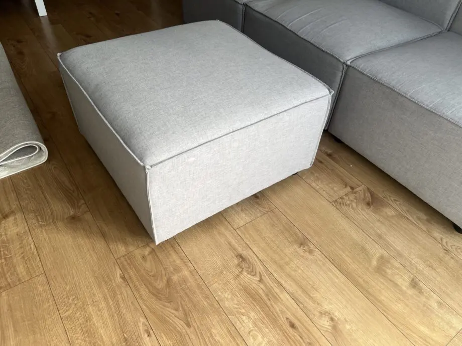Grey Modular 3 Seater Sofa with Chaise