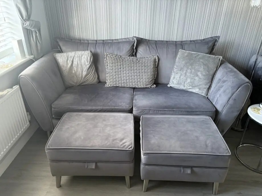 Sofology grey Gabriella sofas & footstools