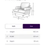 DFS Sydney armchair