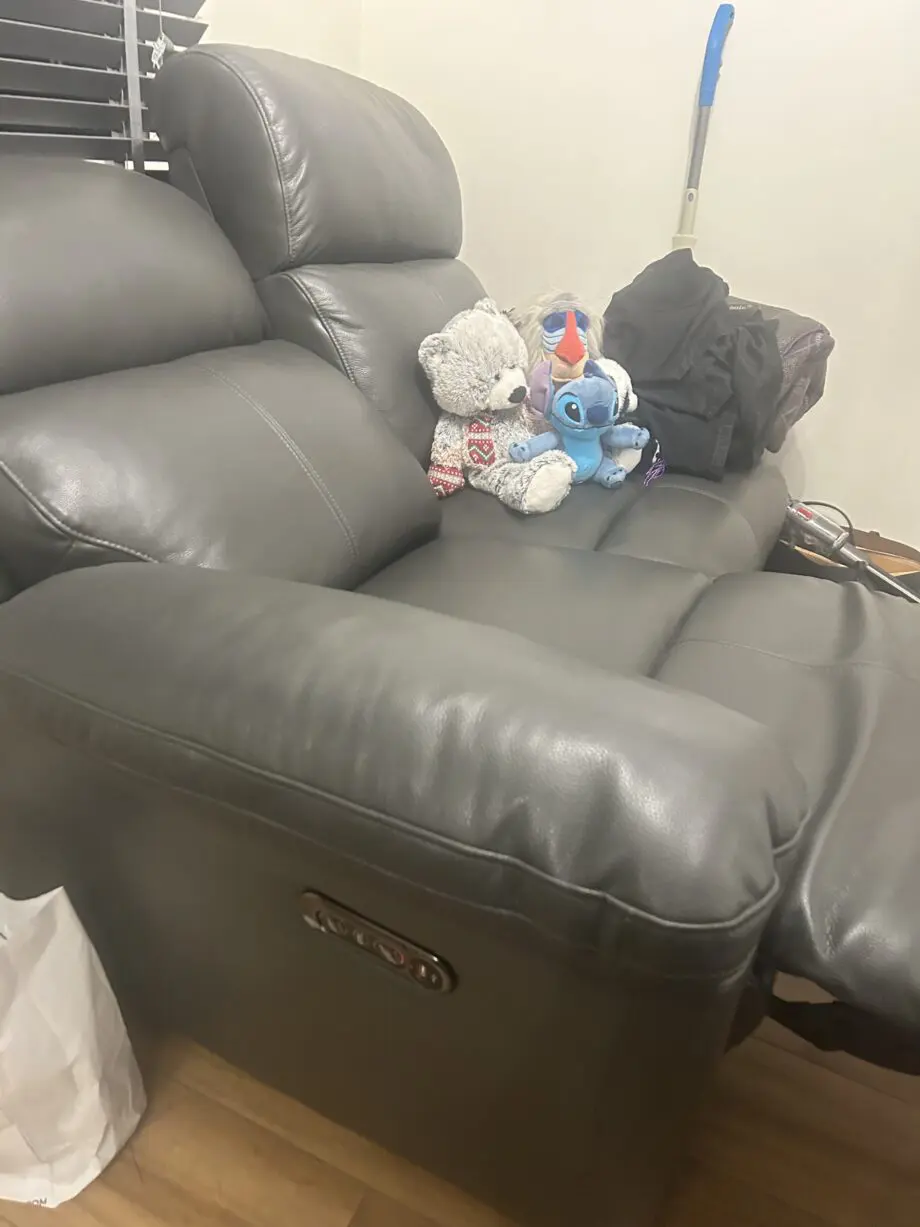 Blair Recliner black sofa from Fabb furniture