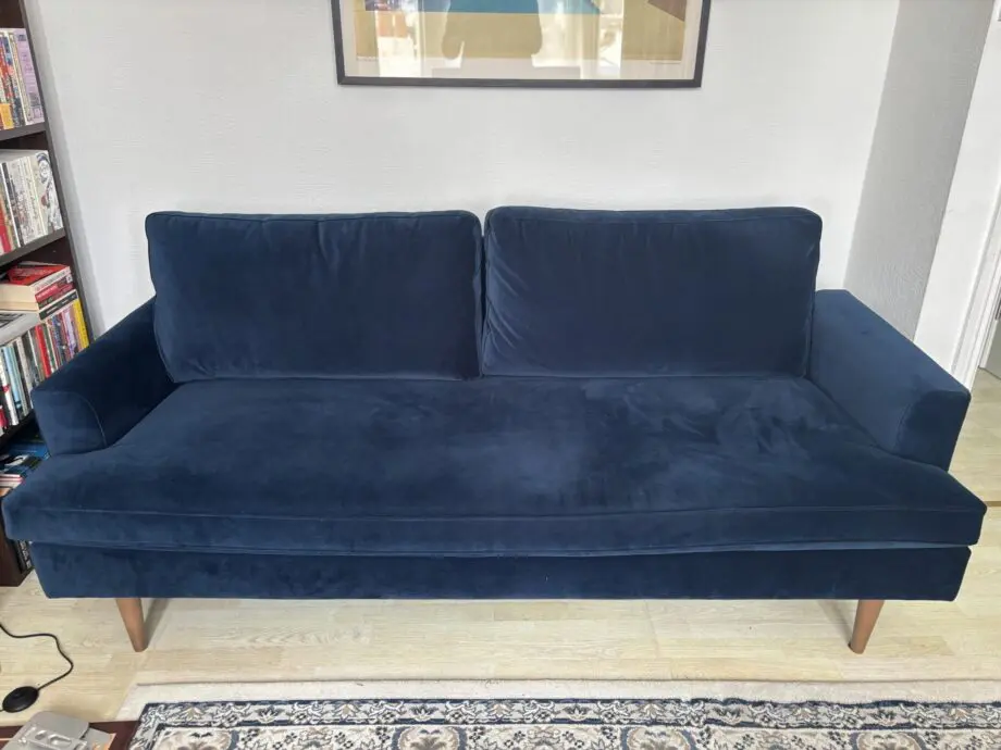 Habbio HB07 eco velvet midnight 3 seater