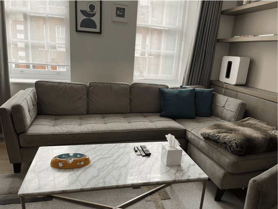 Kingsley Interior Luxury Corner Brown Sofa