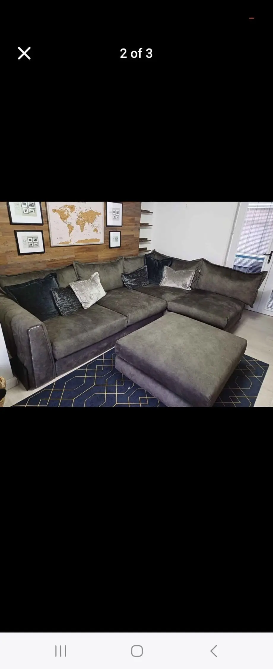 Corner group and foot stool