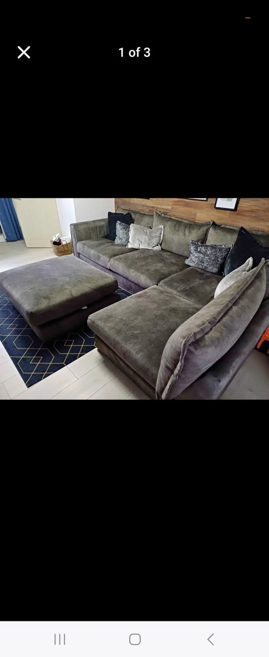Corner group and foot stool